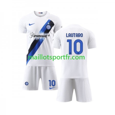 Maillot de Foot Inter Milan Lautaro Martinez 10 Enfant Exterieur 2023/24